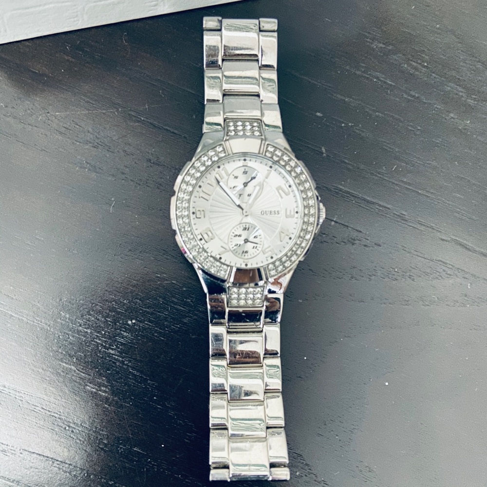 Silver Guess watch